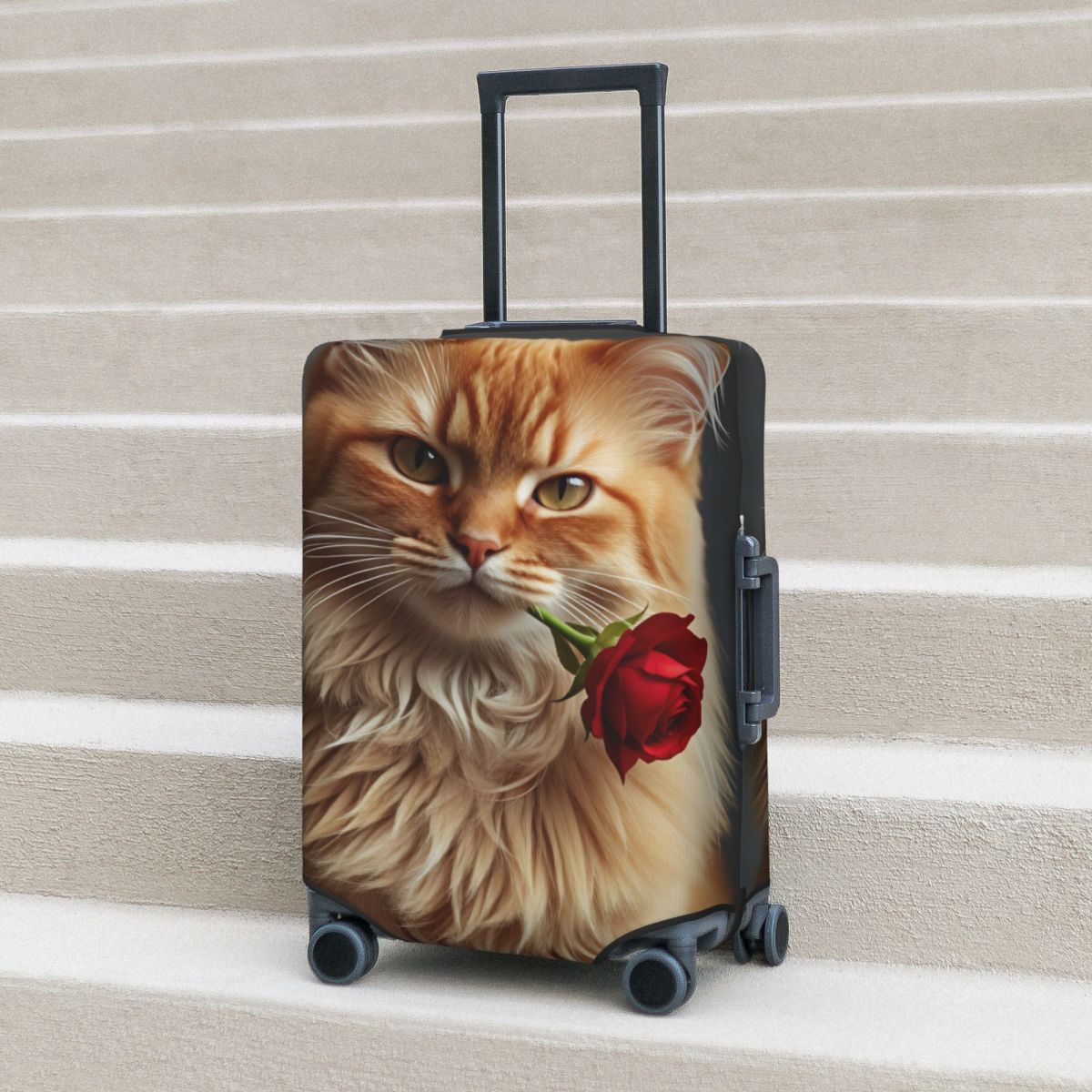 Travel Accessories Long Flight - Housse de valise élégante Kawaii pour