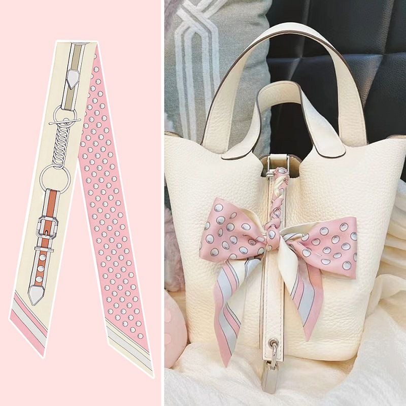 Travel Accessories Pink - Écharpe d'été rose à pois pour