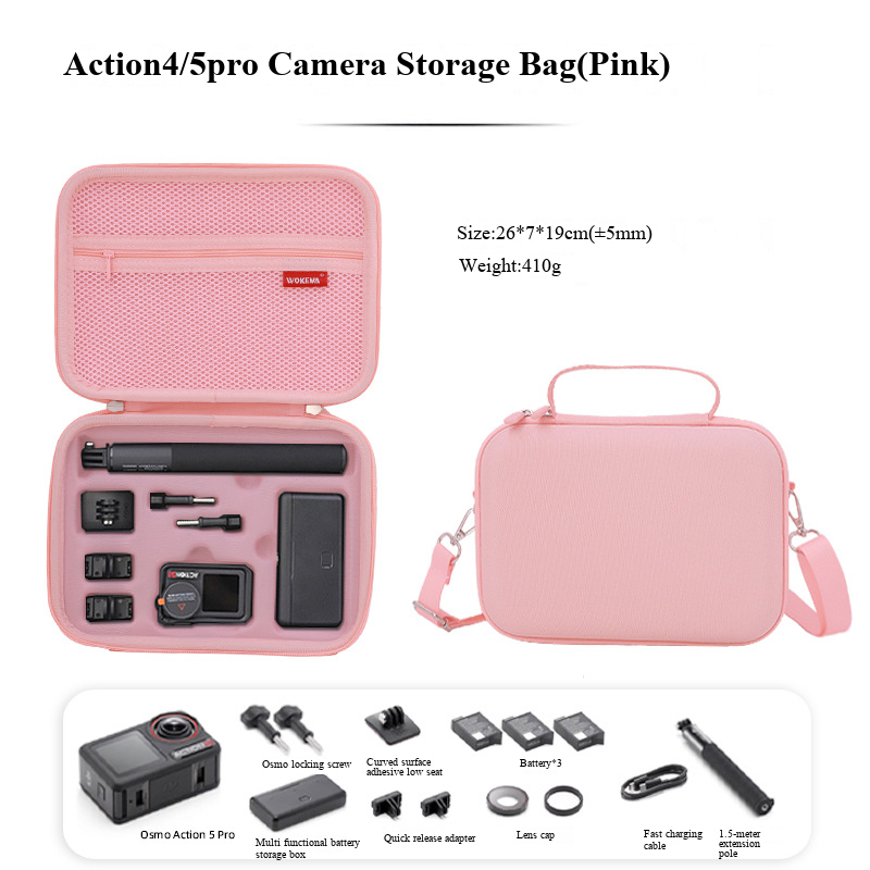 Camera Bag Travel - Sac de rangement pour caméra sportive