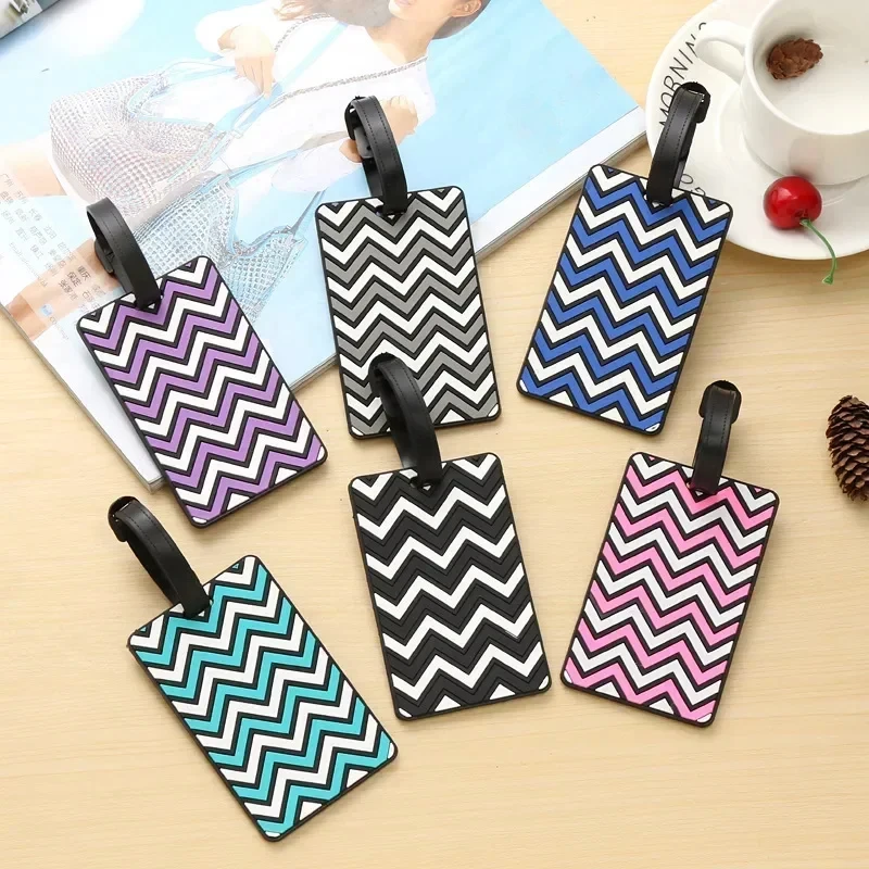 Travel Accessories Name - Étiquettes de bagage géométriques pour femmes