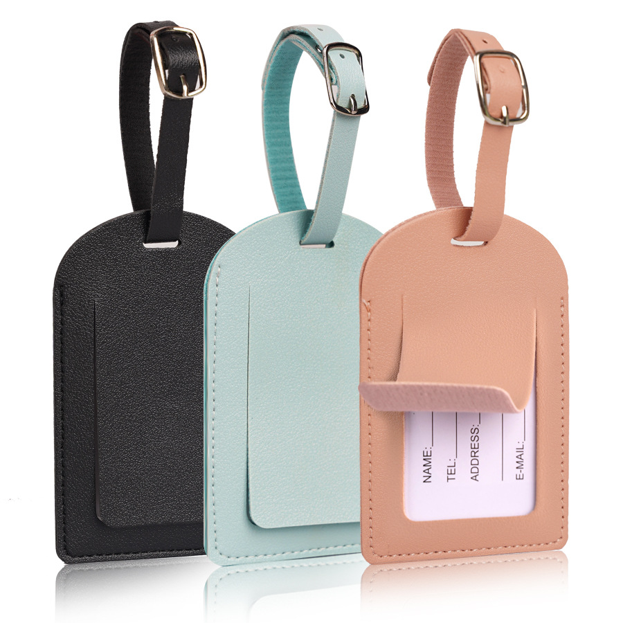 Étiquettes de bagage en cuir P - Travel Accessories Name avis et prix