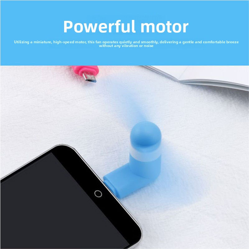 Mini ventilateur de téléphone  - Travel Accessories And Gadgets avis et prix