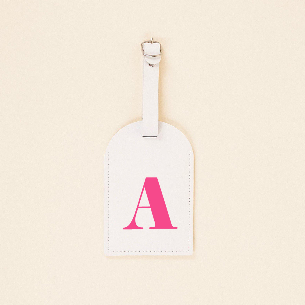 Étiquette de bagage monogramme - Travel Accessories Pink avis et prix