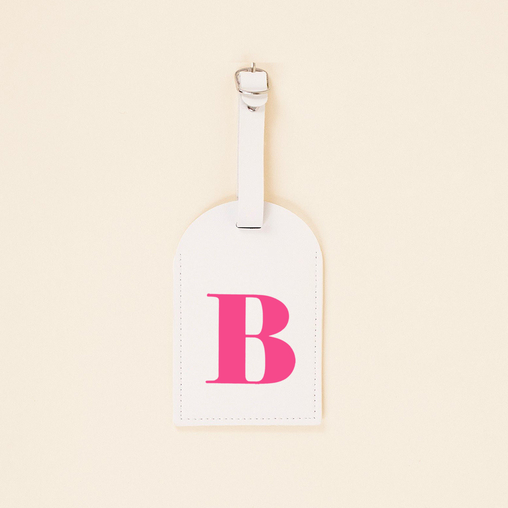 Étiquette de bagage monogramme - Travel Accessories Pink avis et prix