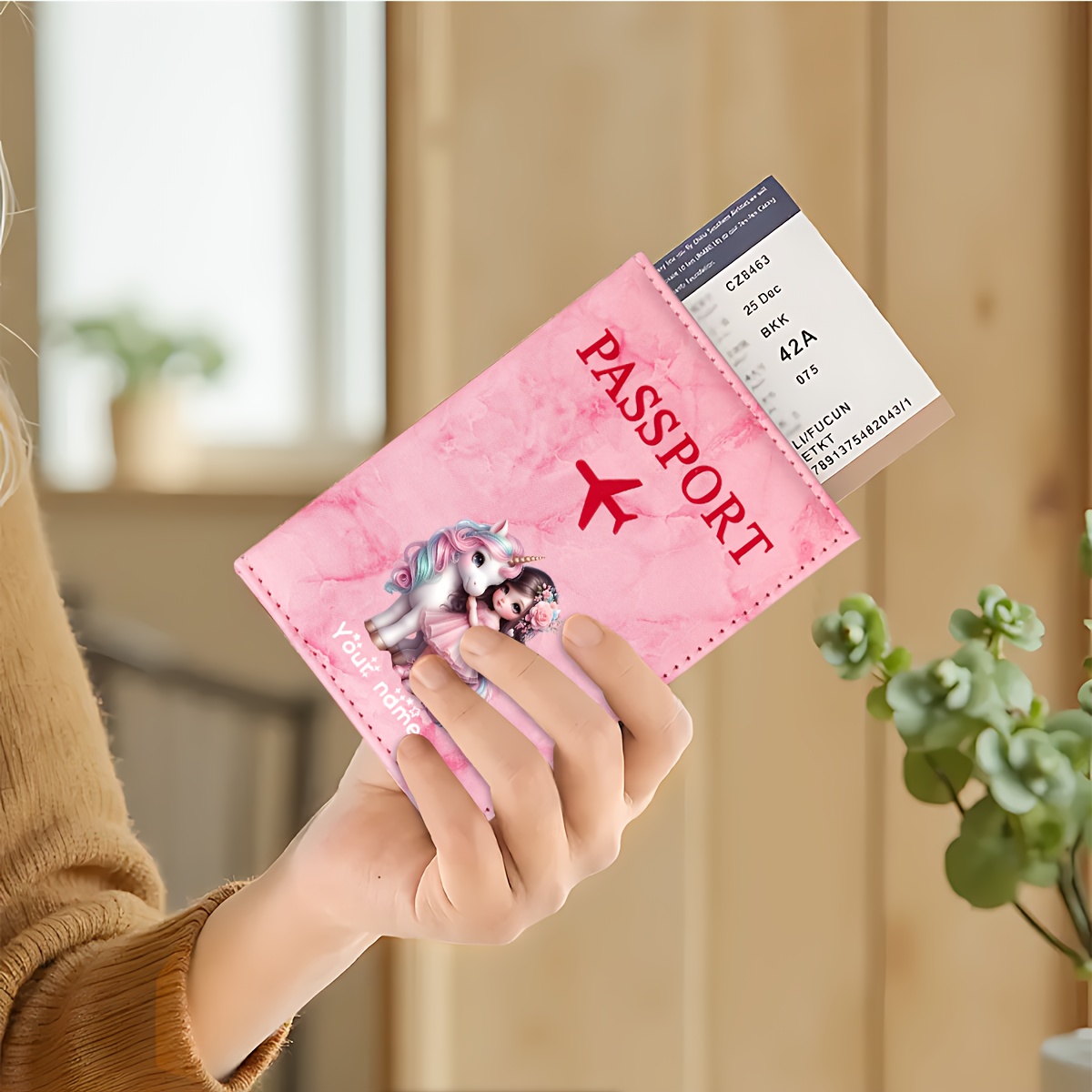 Porte-passeport en PU à motif  - Travel Accessories And Gadgets avis et prix