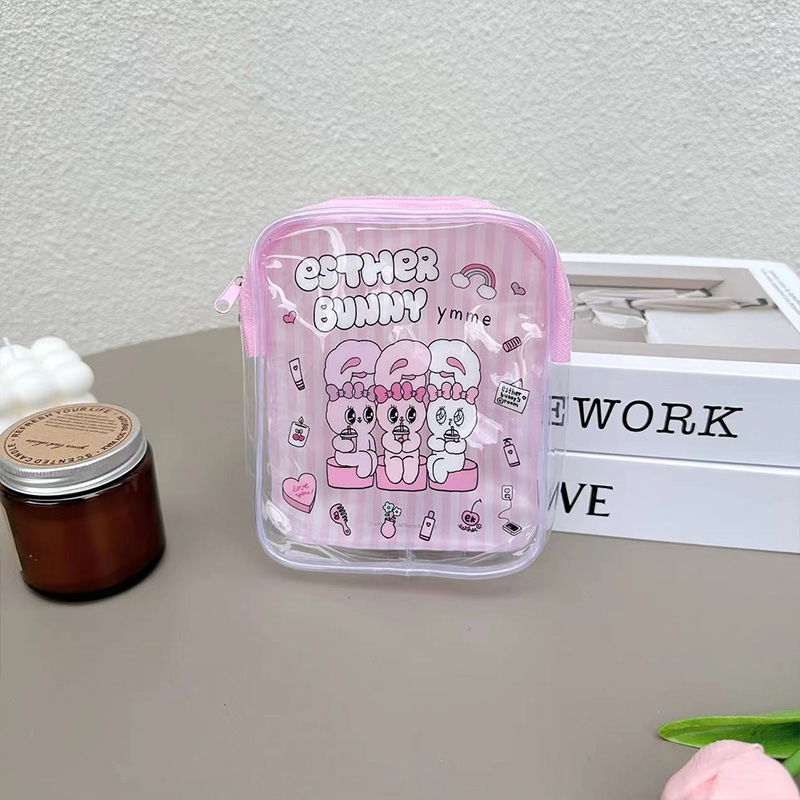 Sac de maquillage transparent  - Travel Accessories Pink avis et prix