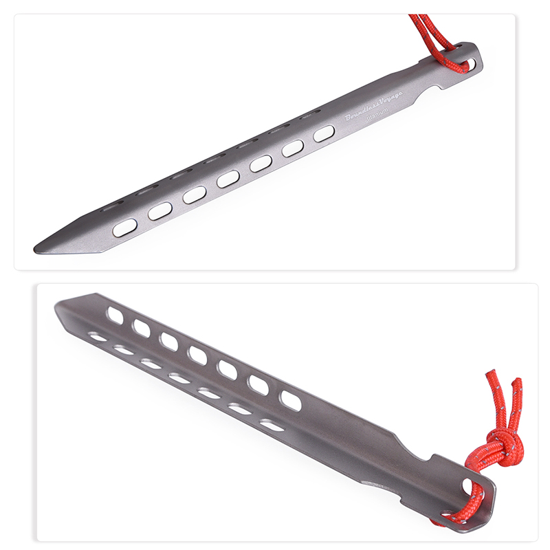Piquets de tente en titane en  - Travel Accessories And Gadgets avis et prix