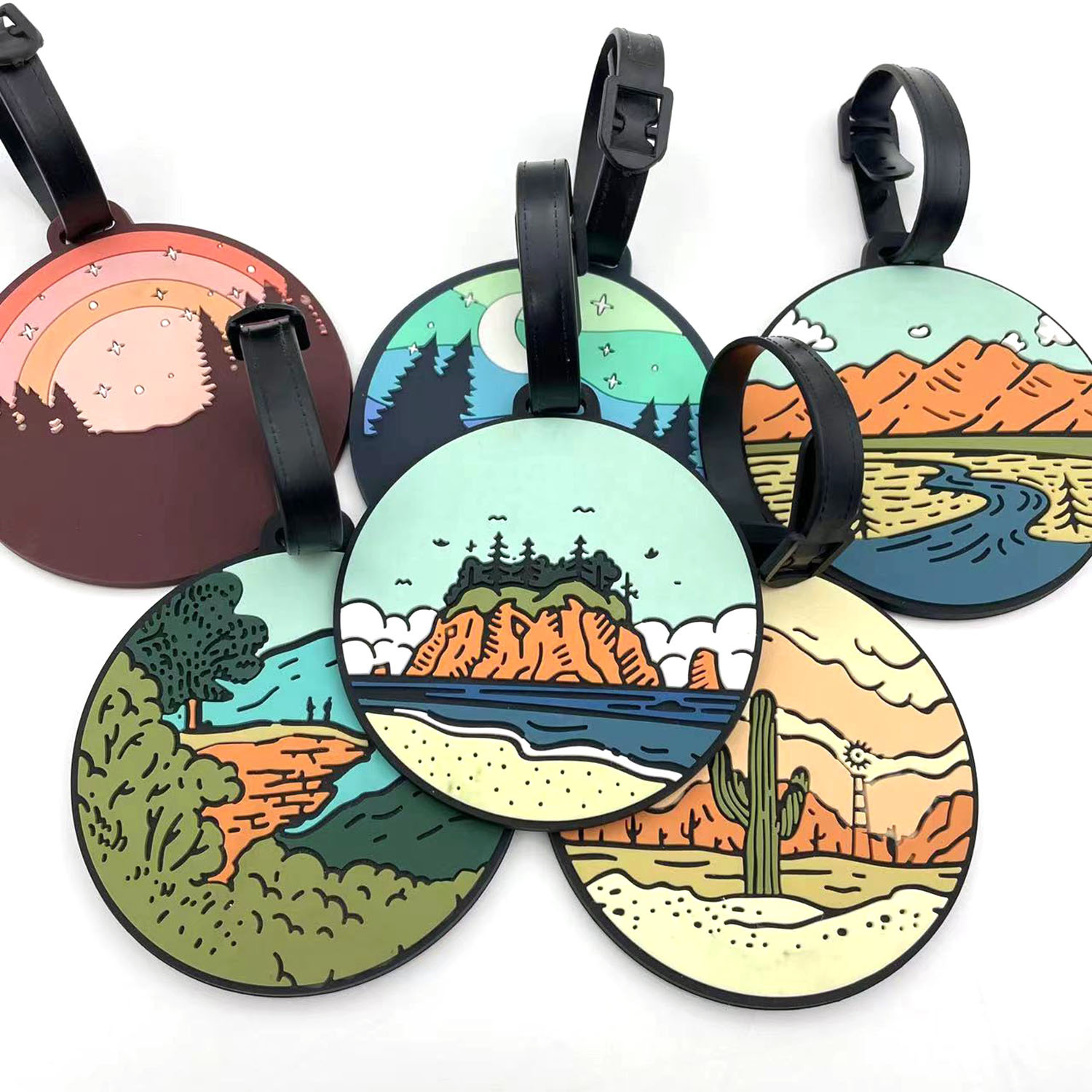 Étiquette de bagage Paysage Ci - Travel Accessories Name avis et prix