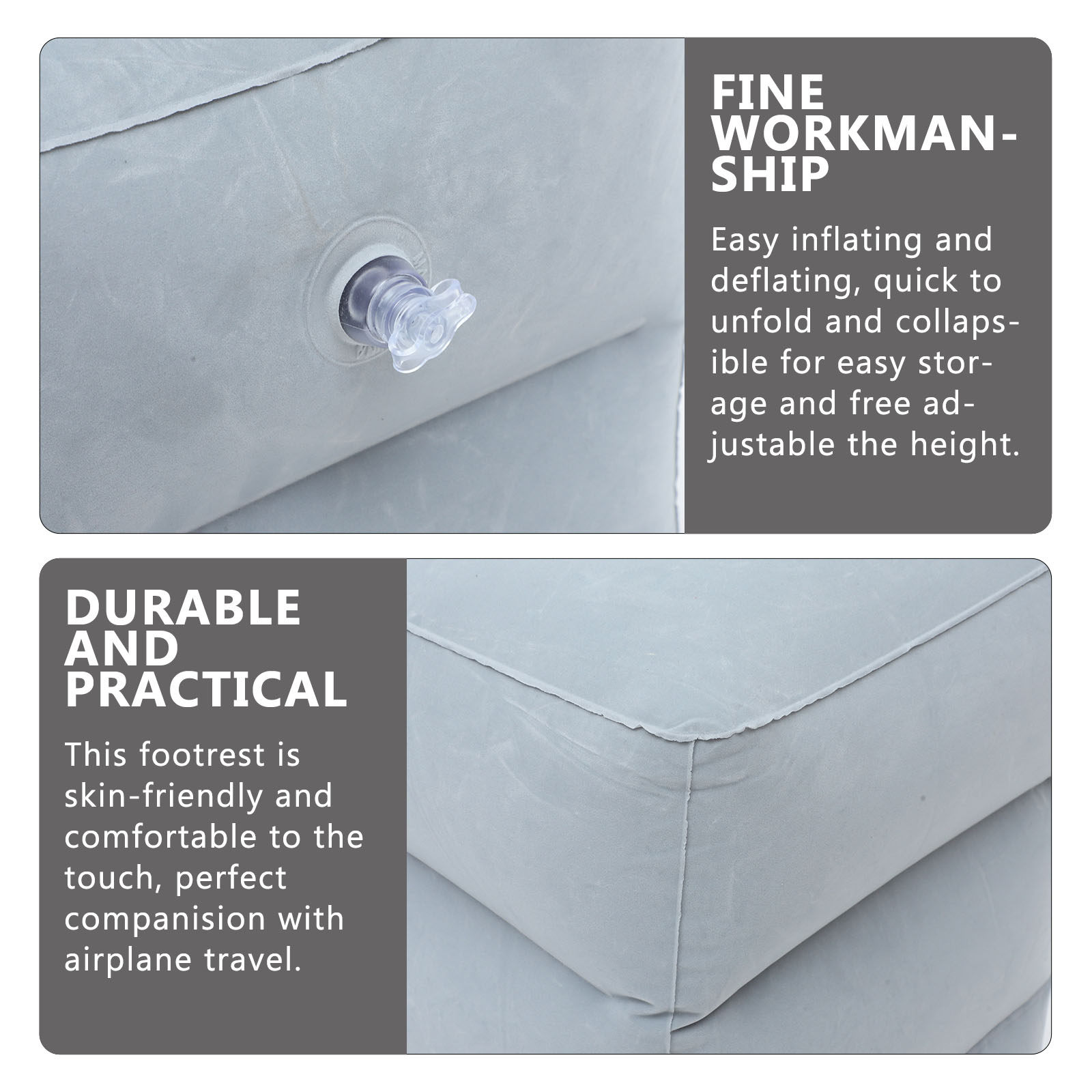 1 ensemble d'oreillers gonflab - Travel Accessories Pillow avis et prix