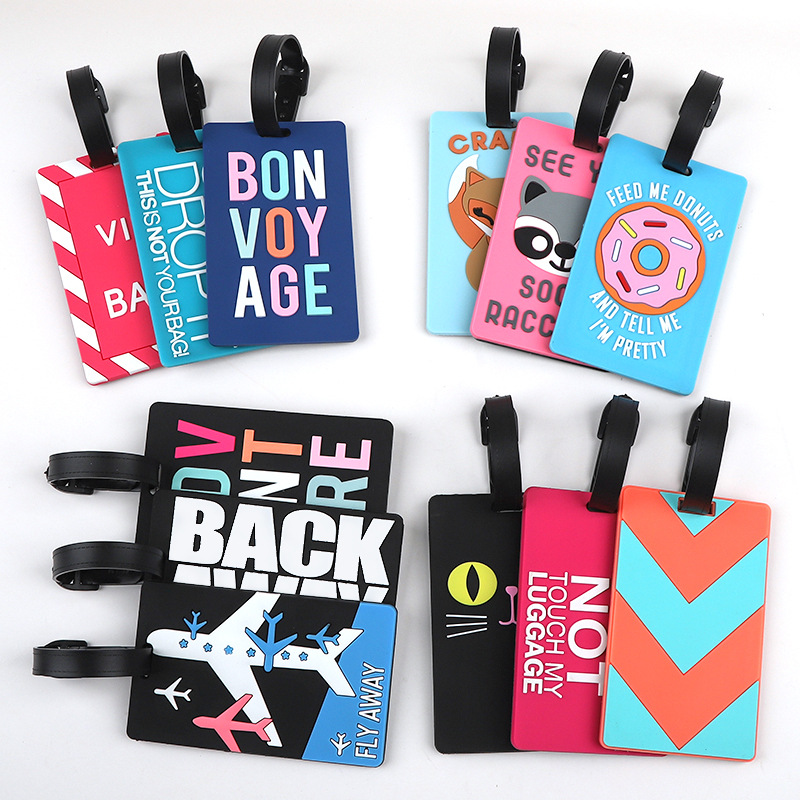 Étiquette de bagage en PVC ave - Travel Accessories Name avis et prix