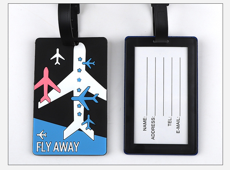 Étiquette de bagage en PVC ave - Travel Accessories Name avis et prix
