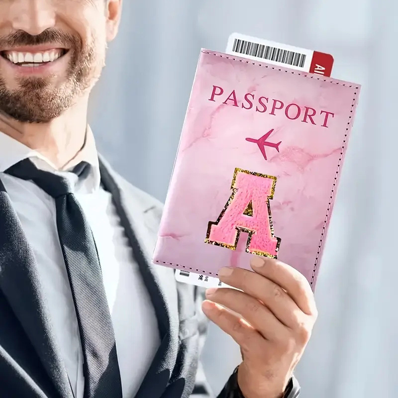 Porte-passeport en cuir PU ros - Travel Accessories Pink avis et prix