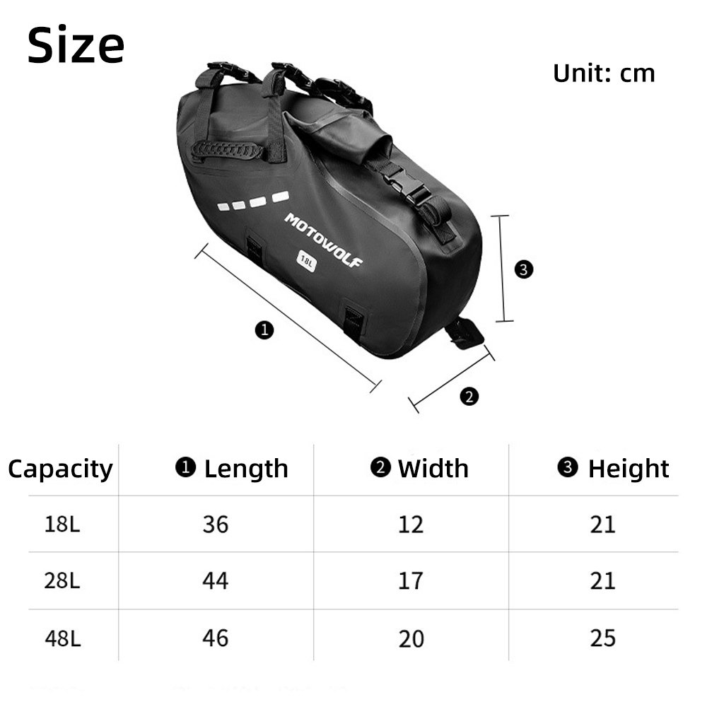 Sacs de selle de moto imperméa - Travel Accessories New avis et prix