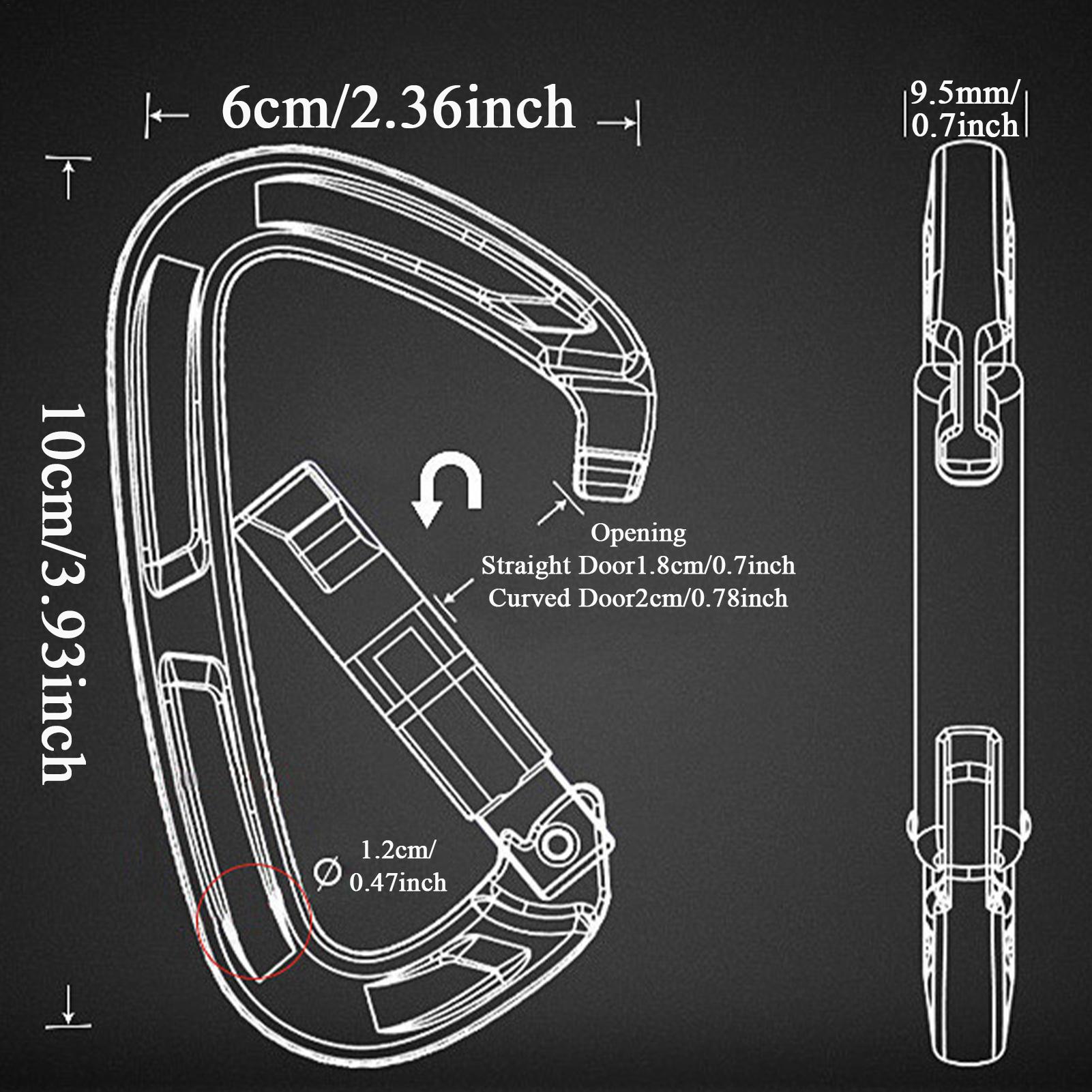 Mousquetons à tirage rapide, a - Travel Accessories Drawing avis et prix